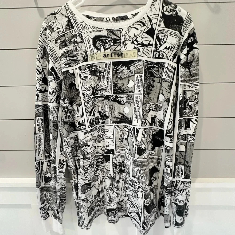 🥋Vintage Judomaster Comic Long Sleeve Tee 100% Cotton -‎ DC Comics